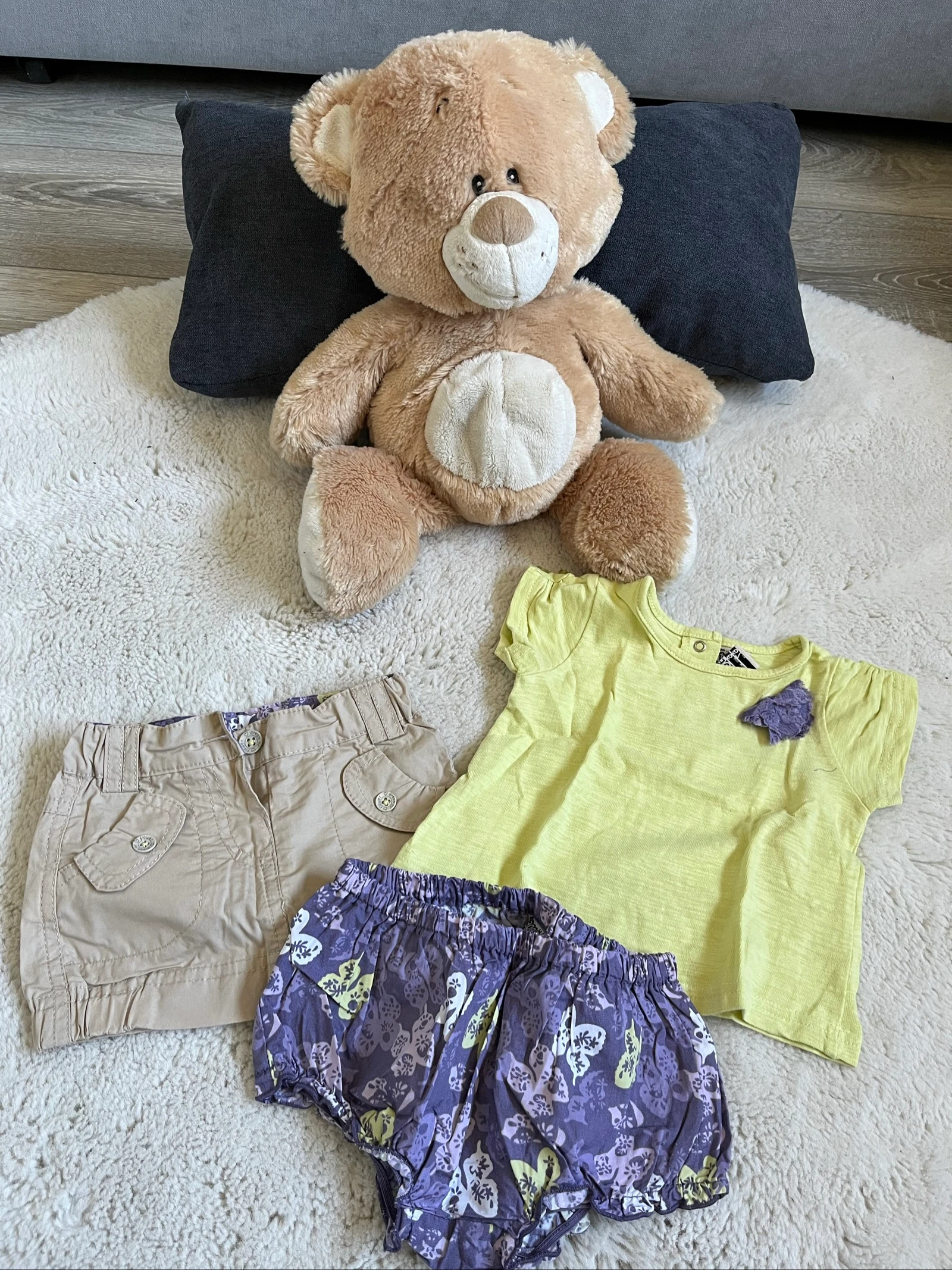 Ensemble bébé fille 6 mois jupe et t-shirt 